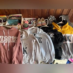 PINK sweatshirts bundle (5)